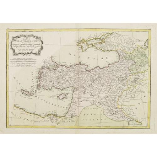 Old map image download for Carte de la Turquie d'Asie..