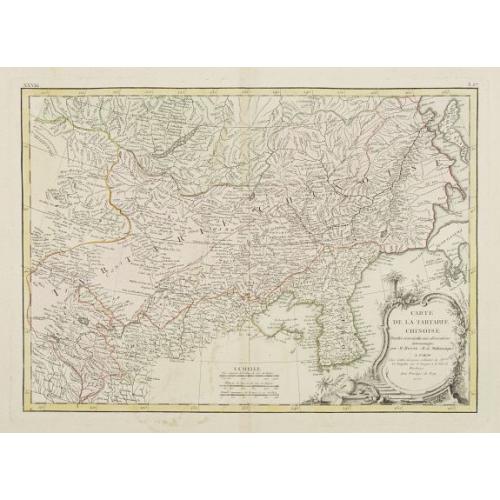 Old map image download for Carte de la Tartarie Chinoise..