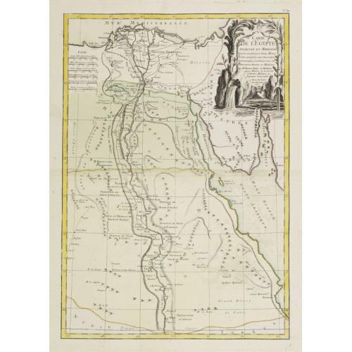 Old map image download for Carte de l'Egypte Ancienne et Moderne..