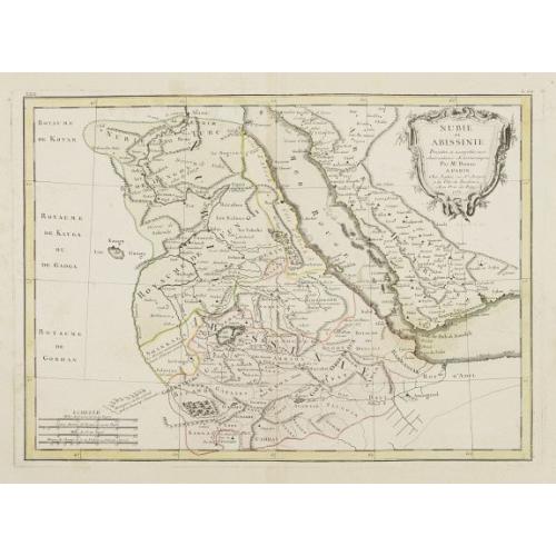 Old map image download for Nubie et Abissinie..