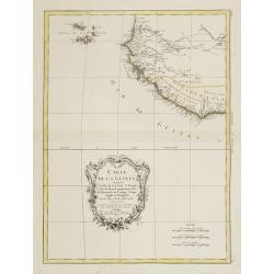 Carte de la Guinée contenant les Isles du Cap Verd, le Senegal..