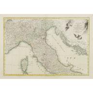 Old map image download for L'Italie divisée en ses différens Etats..