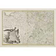 Old map image download for Carte de L'Empire D'Alemagne avec les Etats de Bohême..