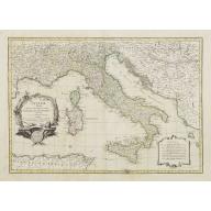 Old map image download for L' Italie divisée en ses differents Etats Royaumes et republiques..