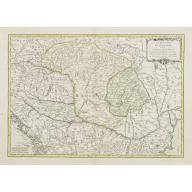Old, Antique map image download for Le Royaume de Hongrie Divisé en Haute et Basse Hongrie..