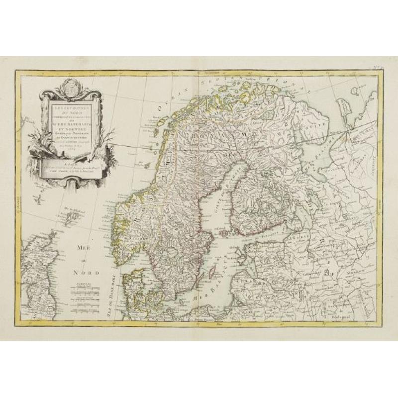 Les Couronnes du Nord comprenant les Royaumes de Suede Danemarck et Norwege..