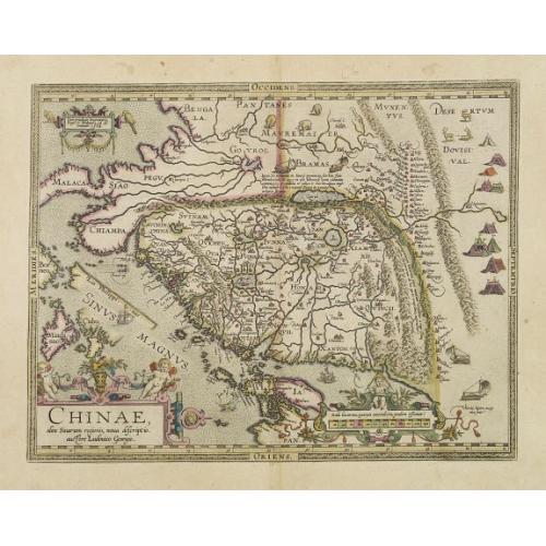 Old map image download for Chinae, olim Sinarum Regionis, nova descriptio. auctore Ludovico Georgio.