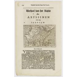 Abyssinen / Acomath .I. Turcarum Imperator .XIIX. Ex Stirp. Ottomannica. / Abissinorum Imperium.