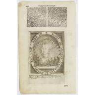 Old map image download for Maria De Medices D. G Galliae et Navarrae Reg. Uxor Henr. IIII.