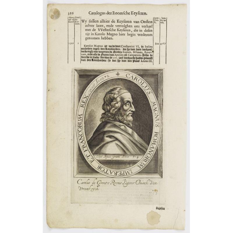 Carolus Magnus Romanorum Imperator Et Francorum Rex..