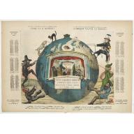 Old, Antique map image download for Come va il Mondo ? Comment va-t-il le Monde ?