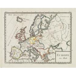 Europe en 1806.