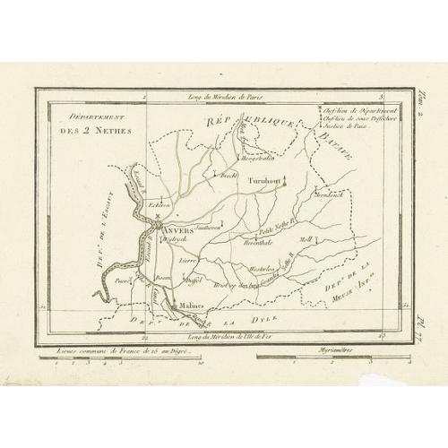 Old map image download for Département des 2 Nethes.
