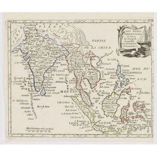 Old map image download for Les Indes Orientales et leur Archipel..