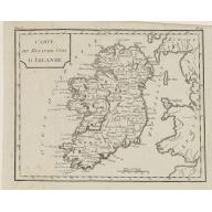 Old, Antique map image download for Carte du Royaume Unis d'Irlande.