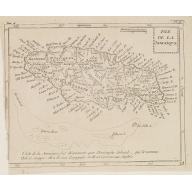 Old, Antique map image download for Isle de la Jamaïque.