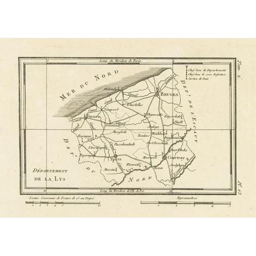 Old map image download for Département de la Lys.