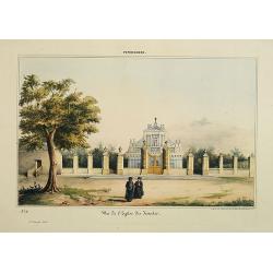 Pondichery - Vue de l'Eglise des Jésuites.