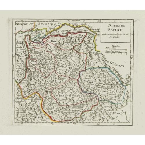 Old map image download for Duché de Savoye.