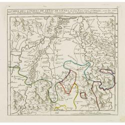 VI. Carte des Confins de l'Etat de Gênes où sont Novi, Gavi, et Ottagio..