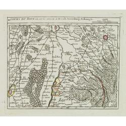 III. Cours du Rhin où sont les environs de Brisach, Newenburg, Fribourg &c.