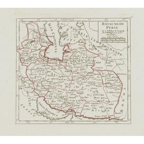 Old map image download for Royaume de Perse.