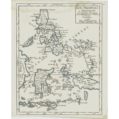 Old map image download for Isles Philippines et Moluques.