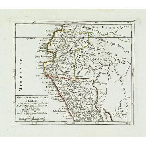 Old map image download for Partie Septentrionale du Perou. . .