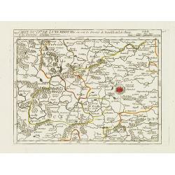 VIII. Carte du D.ché de Luxembourg.. Environs d'Arlon.