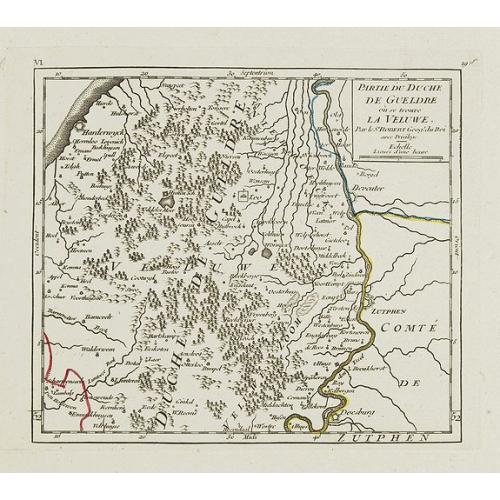 Old map image download for VI. Partie du Duche de Gueldre où se trouve la Veluwe.