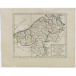 I. Carte du Comté de Flandre où sont les env.s de l'Ecluse, d'Ardenburg.. &c.