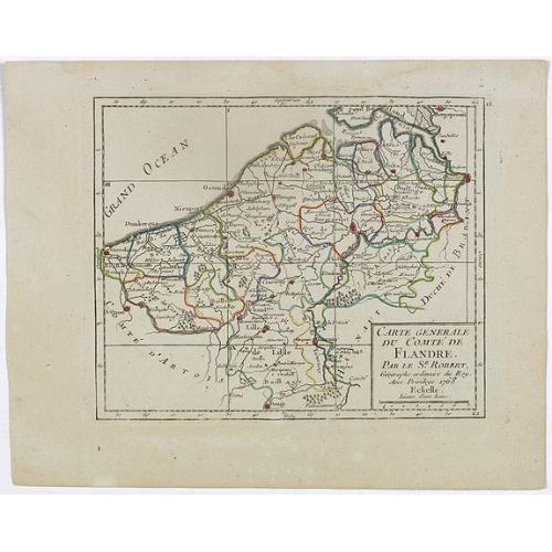 Old map image download for I. Carte du Comté de Flandre où sont les env.s de l'Ecluse, d'Ardenburg.. &c.