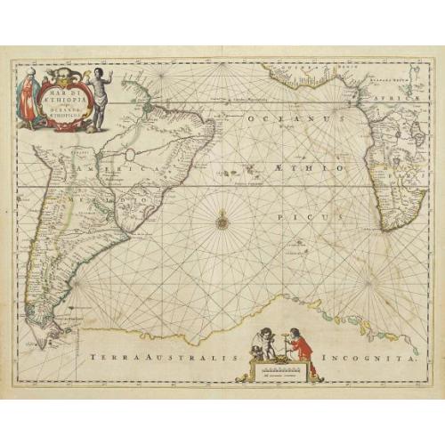 Old map image download for Mar di Aethiopia.