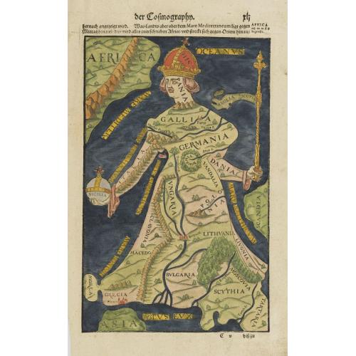 [Europe depicted as a Queen]