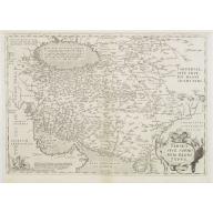 Old, Antique map image download for Persici sive Sophorum Regni Typus.