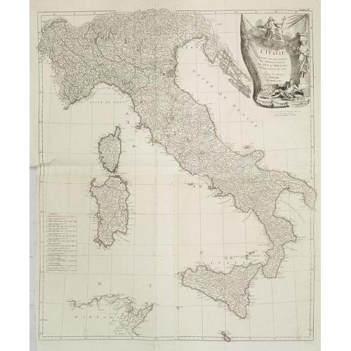Old map image download for L'Italie publiee sous les auspices de Monseigneur le Duc d'Orleans..