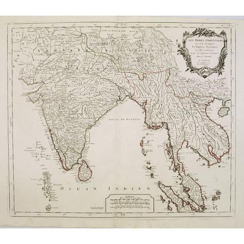 Old map image download for Les Indes Orientales.. tirées du Neptune Oriental..