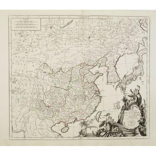 Old map image download for L\'Empire de la Chine avec la Tartarie Chinoise. . .