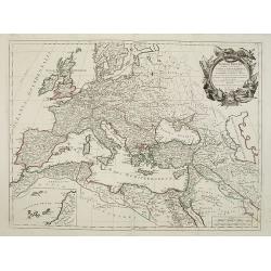Romani Imperii occidentis .. Tabula Geographica..
