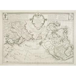 Carte des nouvelles decouvertes au Nord de la Mer du Sud.
