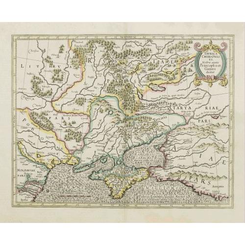 Old map image download for Taurica Chersones Nostra aetate Przecopsca et Gazara..