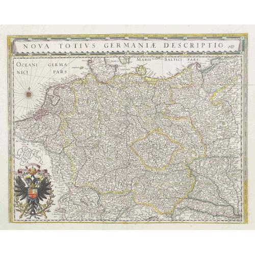 Old map image download for Nova Totius Germaniae Descriptio.