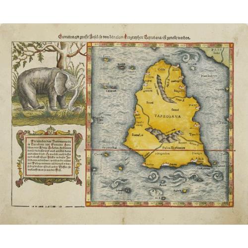 Old map image download for Sumatra ein grosse Insel..