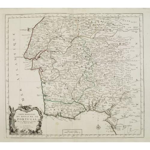 Old map image download for [2 maps] Partie Septentrionale.. Partie Meridionale du Royaume de Portugal..