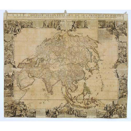 Old map image download for Matching set of four wallmaps of America, Asia, America, Europe.