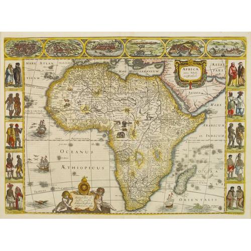 Old map image download for Africae nova Tabula.