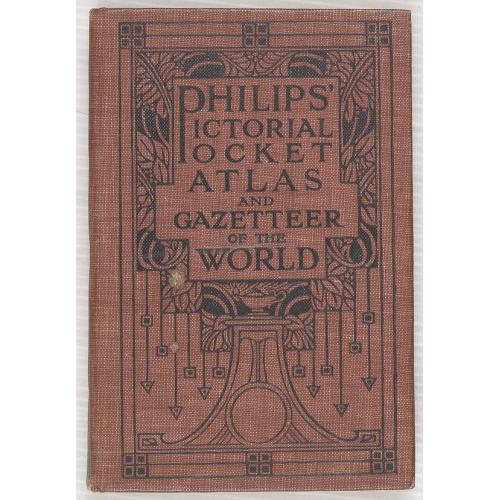 Old map image download for Philips' Pictorial Pocket Atlas and Gazeteer of the World.