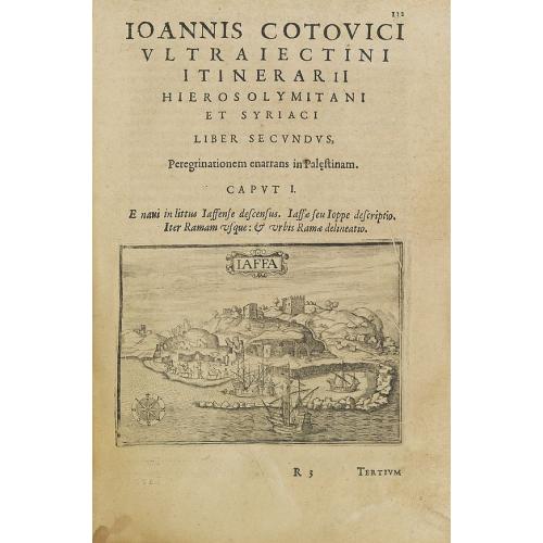 Old map image download for [Title page part two] Itinerarium Hierosolymitanum et Syriacum. . .