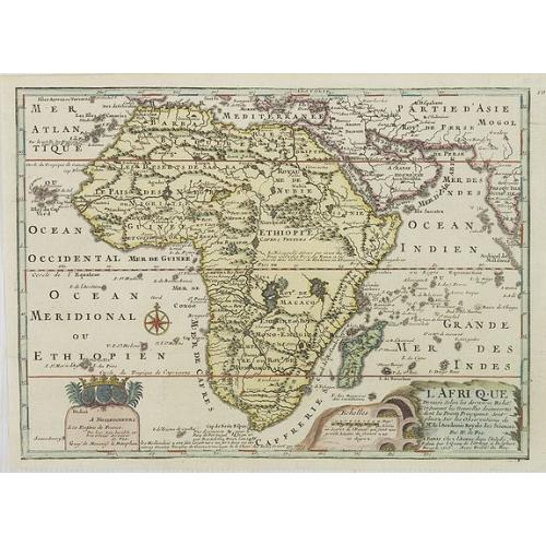 Old map image download for L'Afrique Dressée selon les dernieres relat. et suivant . . .