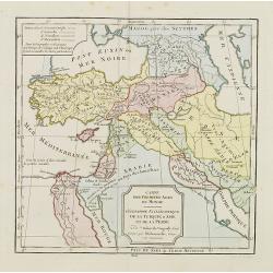 Cartes des premiers ages du monde. Géographie Ecclédiastique de la Turquie, d''Asie et de la Perse.